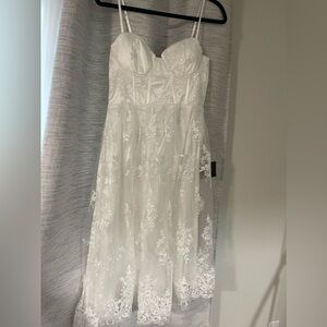 Brand new with tags lulus white lace dress